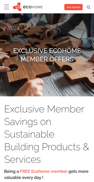 Ecohome member benefits on how to get ECO+ accredited